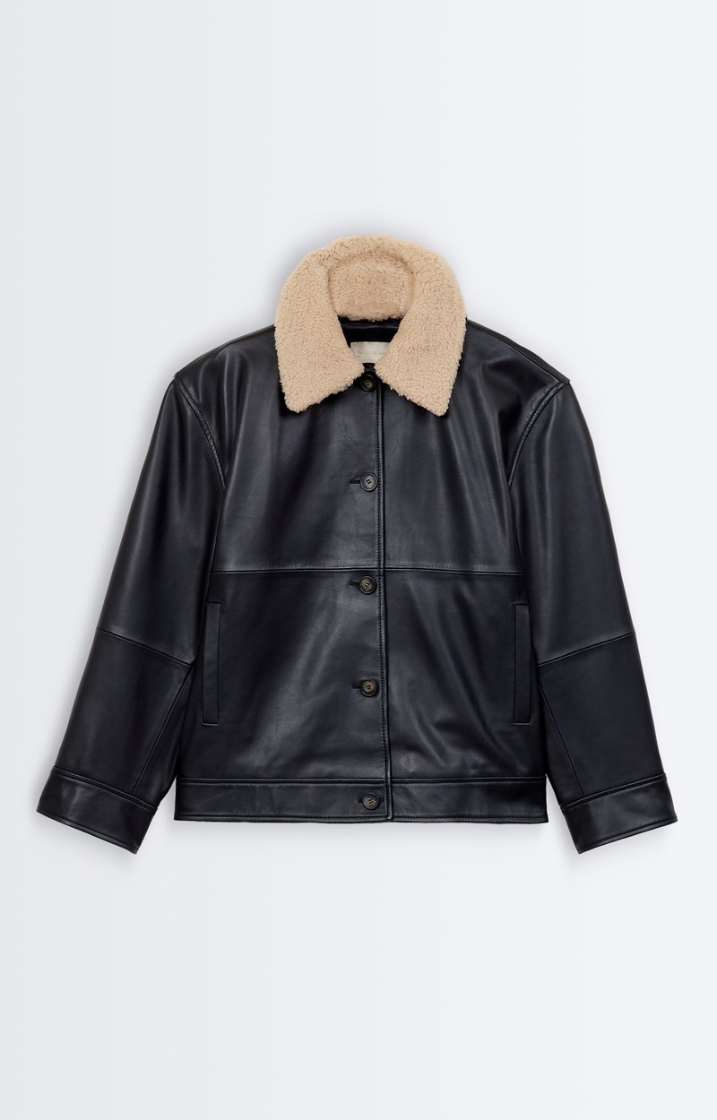 Hylan Jacket, Lambskin leather jacket