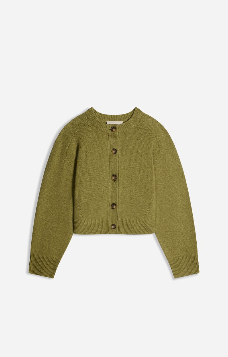 Giverny Cardigan Buttoned wool-yak cardigan MATCHA Vanessa Bruno