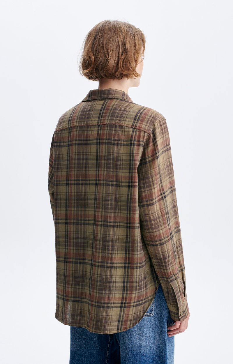 Demo Shirt Checked brushed cotton shirt KHAKI Vanessa Bruno