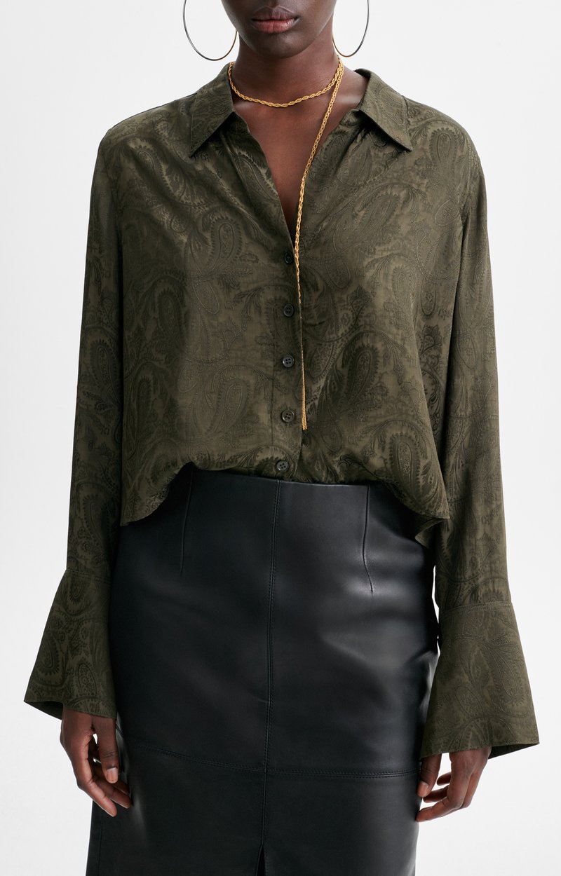 Hedina Shirt Jacquard shirt KHAKI Vanessa Bruno