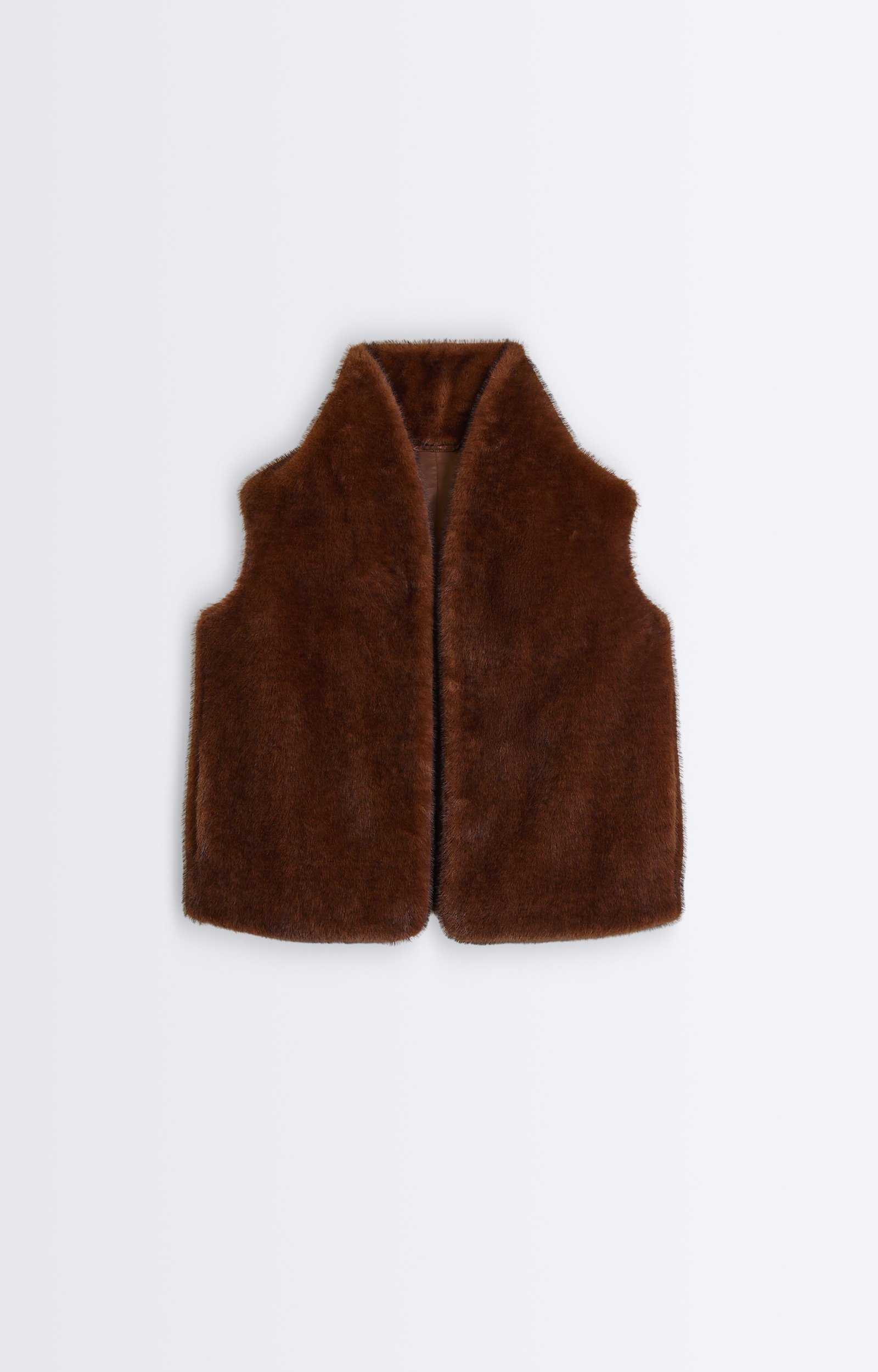 Helise Gilet Sleeveless faux fur gilet Ginger Vanessa Bruno