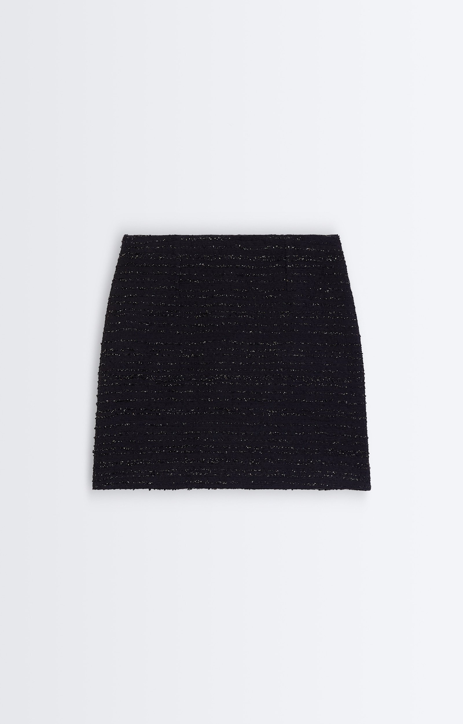 Hatenne Skirt Straight tweed-lurex mini skirt Black Vanessa Bruno