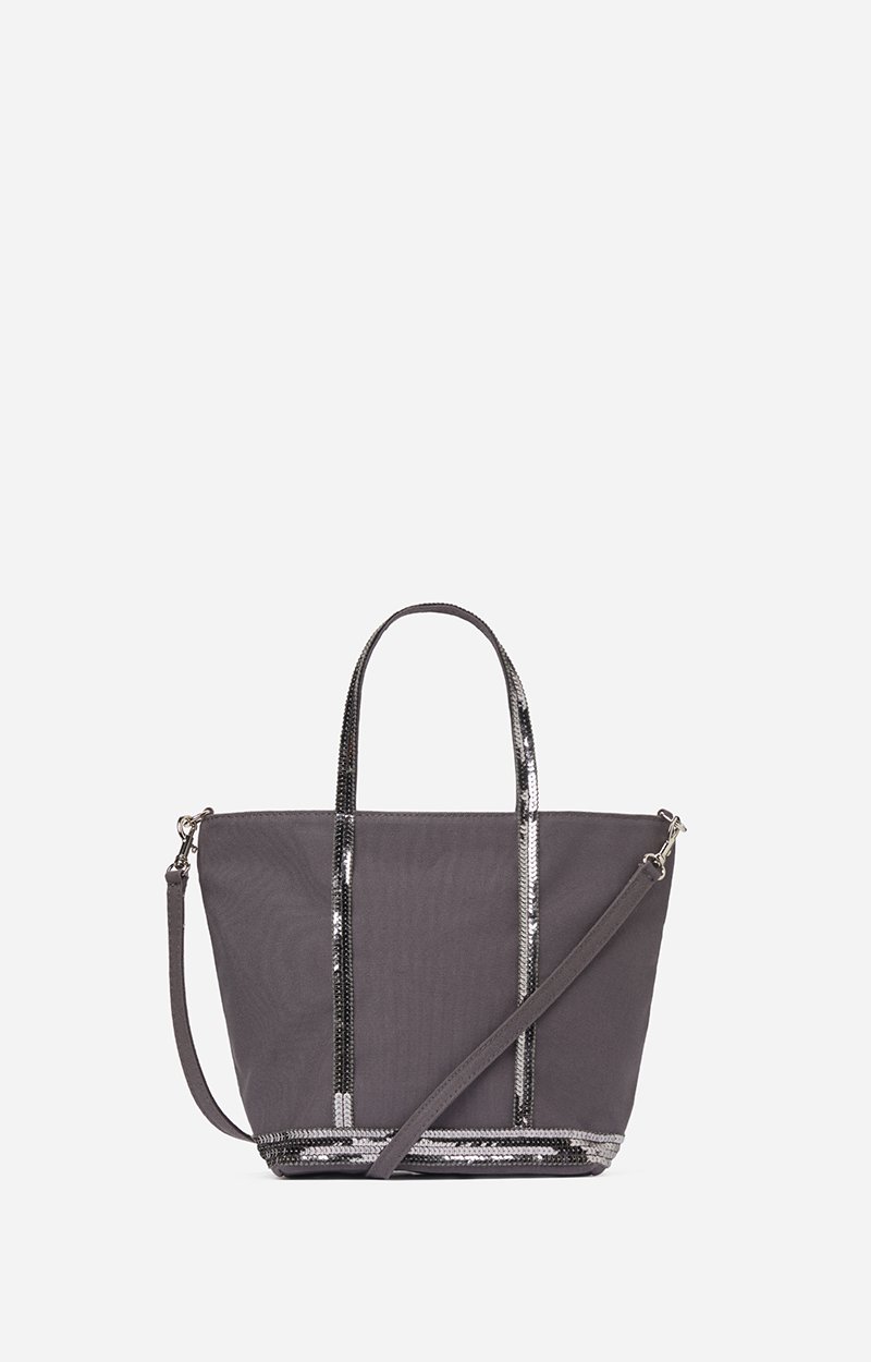 Canvas S Zipped Cabas Tote, Hand or crossbody carry, zip closure