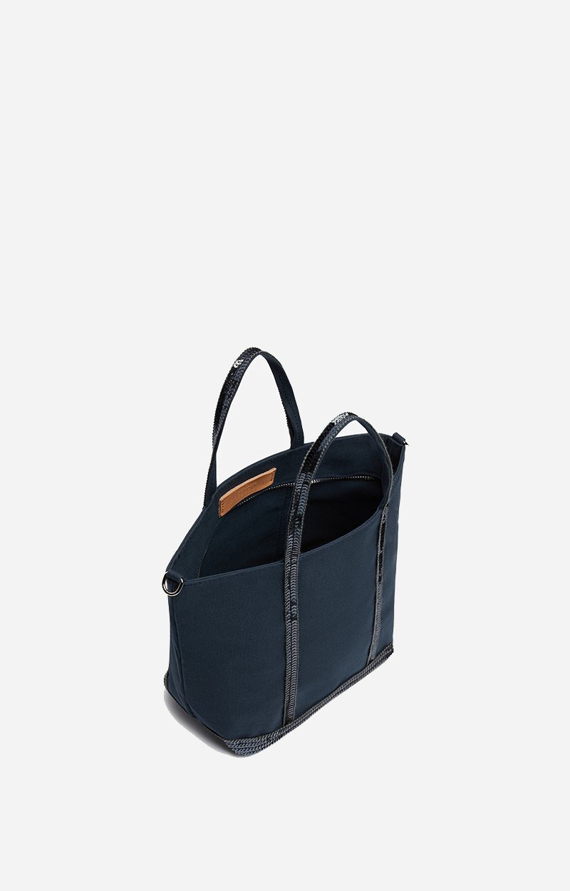 Canvas S Zipped Cabas Tote Hand or crossbody carry, zip closure PYRITE Vanessa Bruno