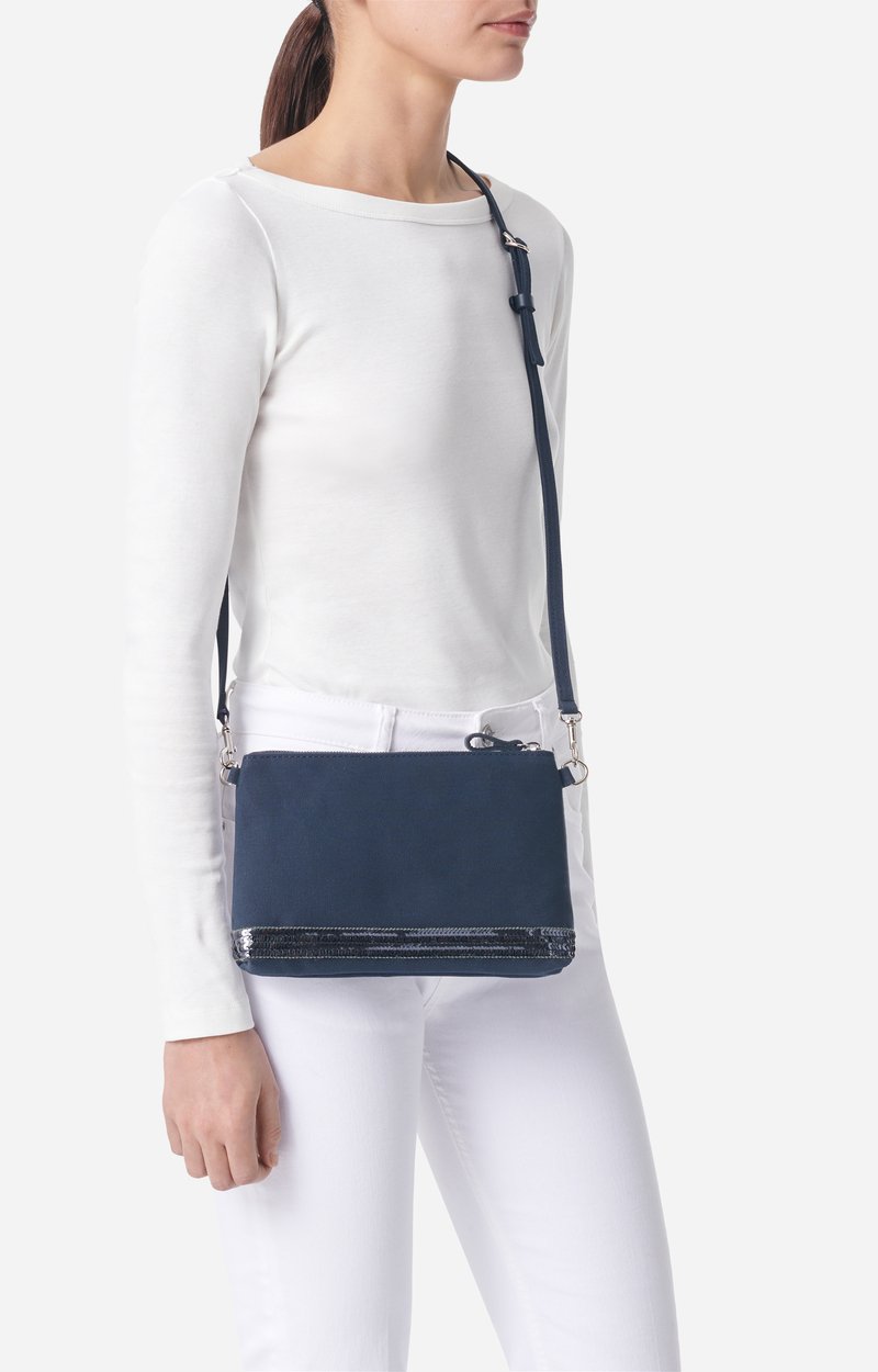 Canvas Zipped Pouch Canvas & Sequins PYRITE Vanessa Bruno