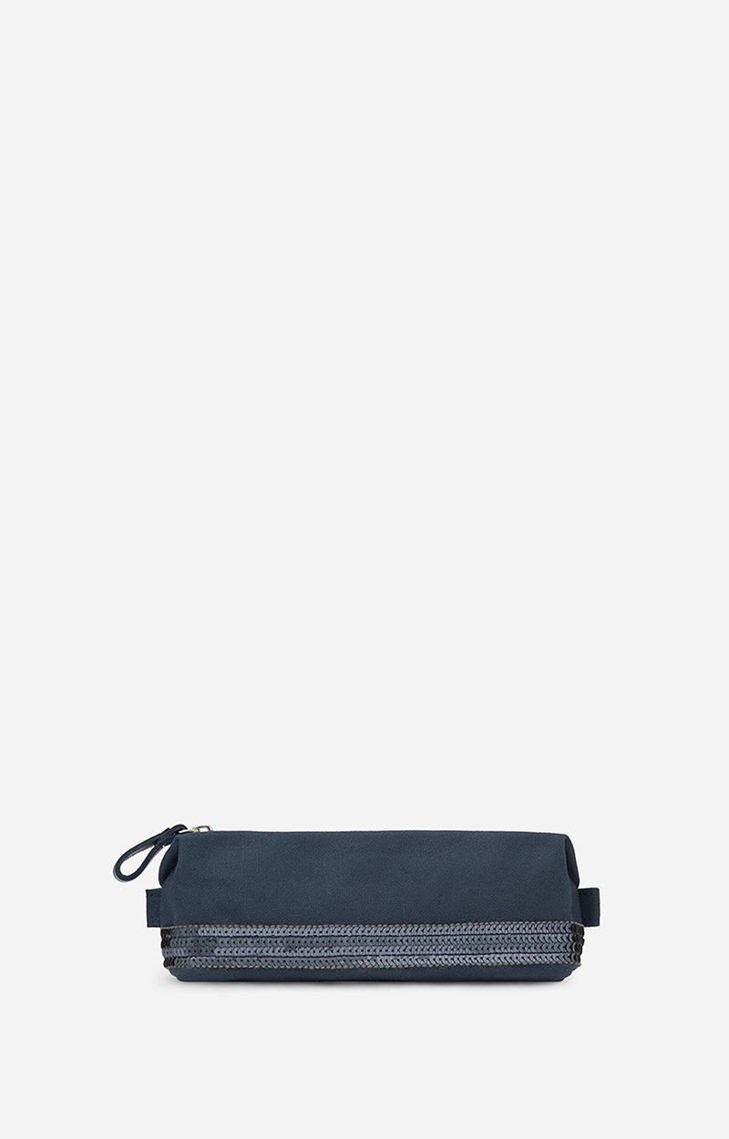 Canvas Pencil Case, Canvas & Sequins