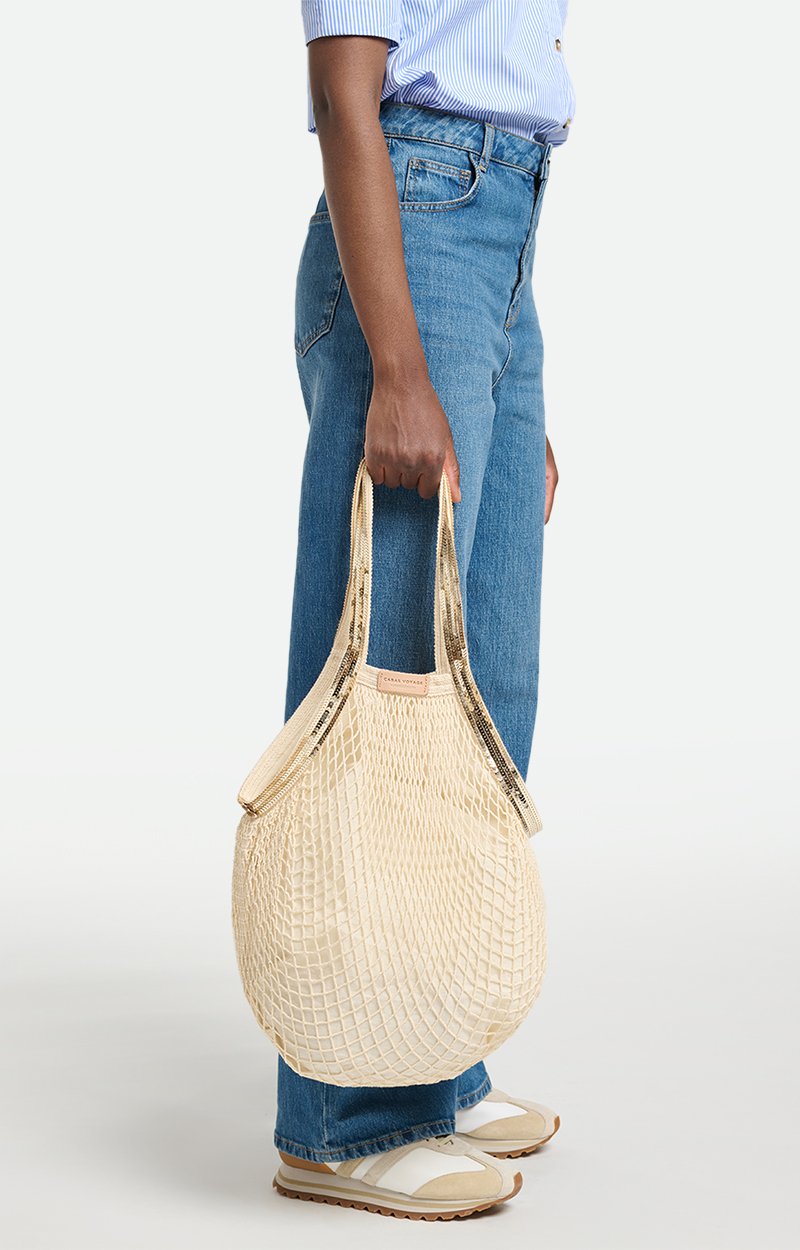 Fishnet Bag Cotton, sequins, lined Vanilla Vanessa Bruno