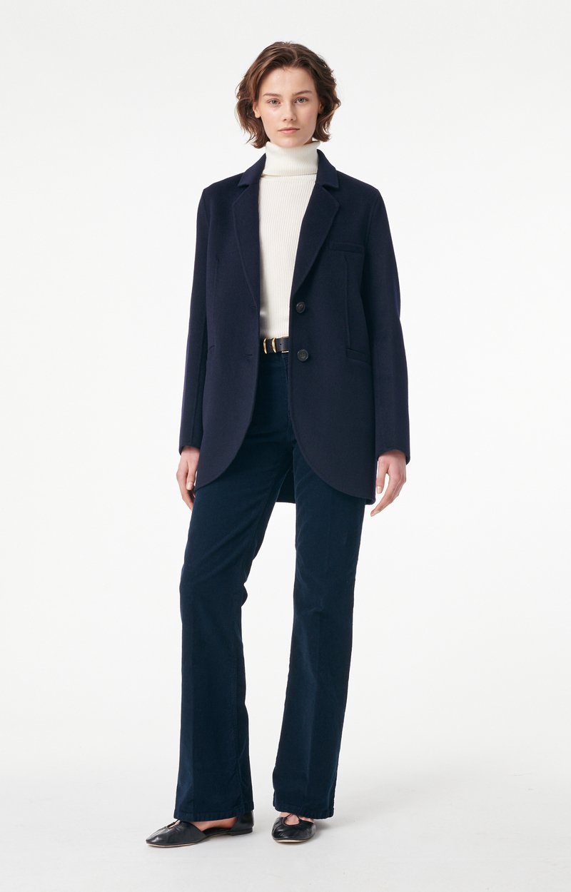 Marc Jacket Wool-Blend Navy Blue Vanessa Bruno