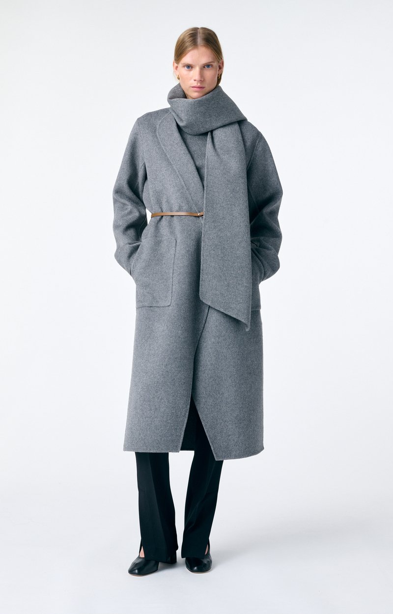 Valeran Coat Wool Blend Tweed grey Vanessa Bruno