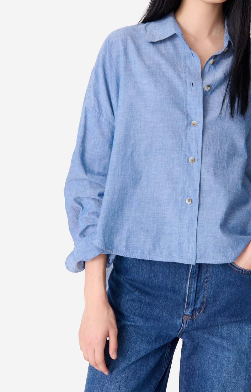 Brad Shirt 100% cotton chambray Chambray Vanessa Bruno