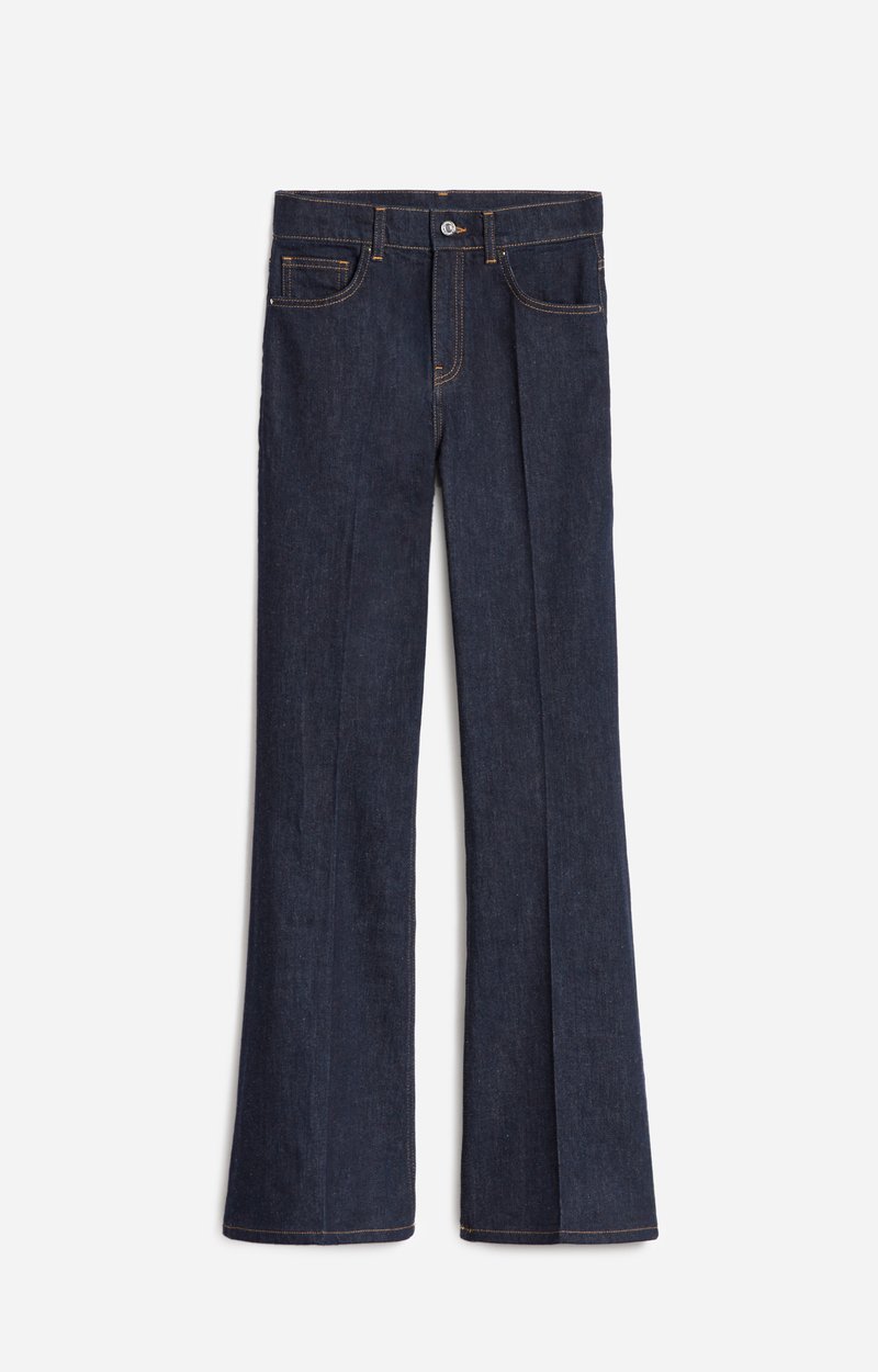 Ethan Jeans High-Waisted, Flare Cut Indigo Vanessa Bruno