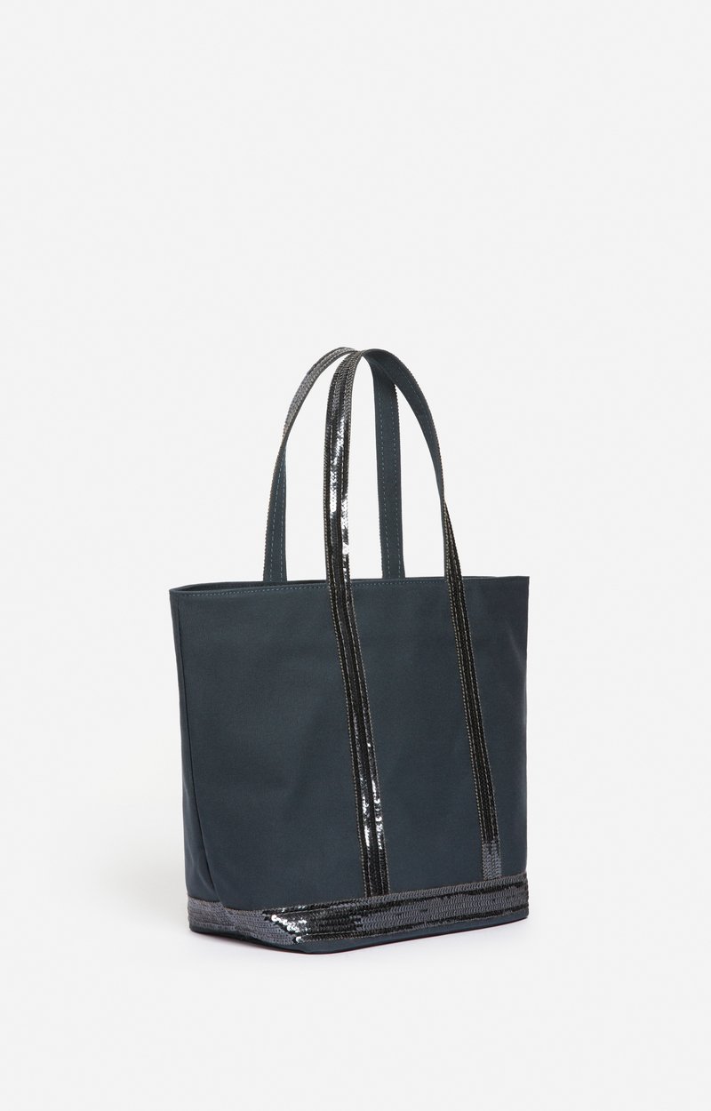 Canvas M Zipped Cabas Tote Shoulder carry, zip closure PYRITE Vanessa Bruno