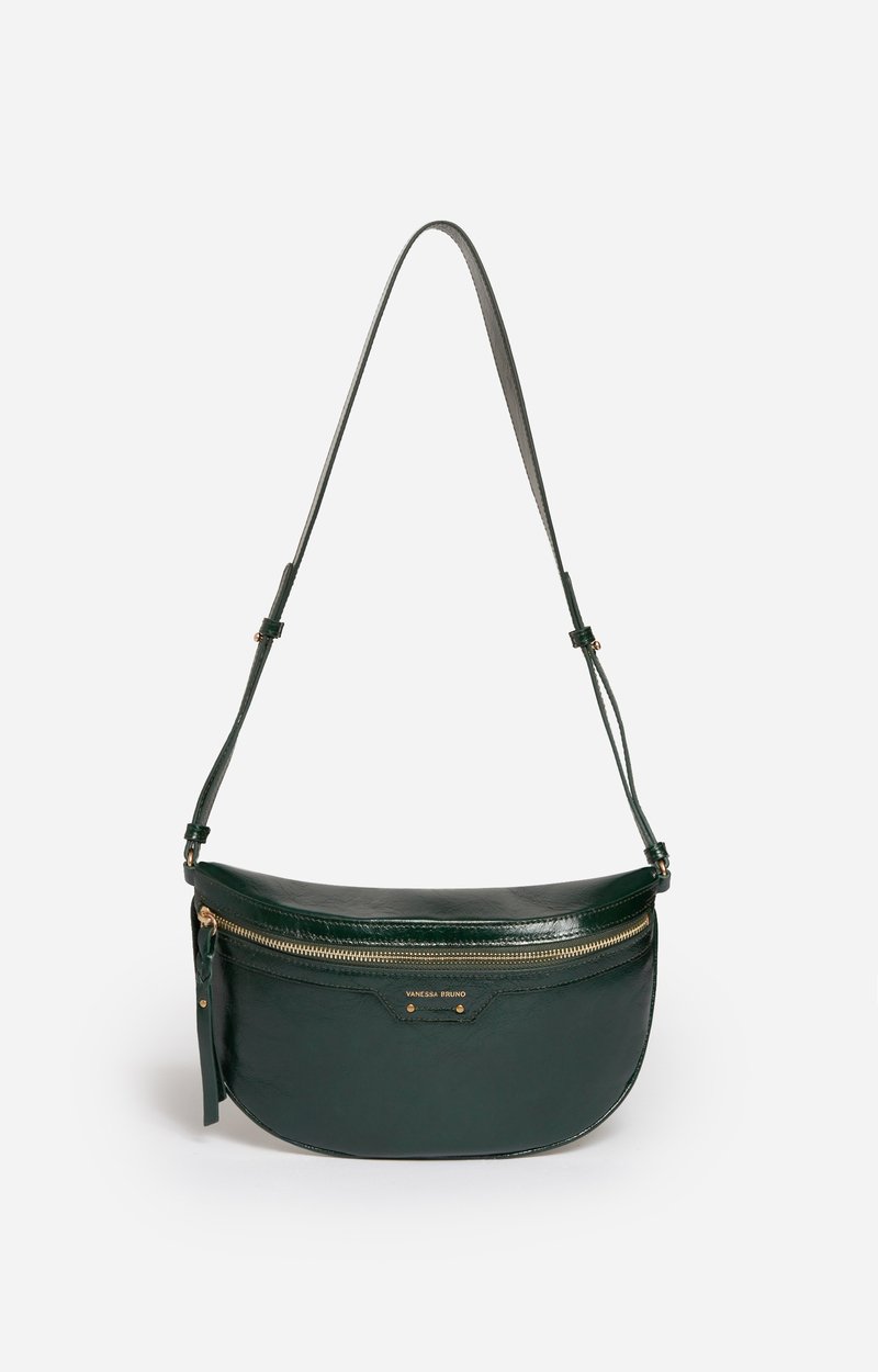 Leather bum bag Made in Italy Forest Vanessa Bruno