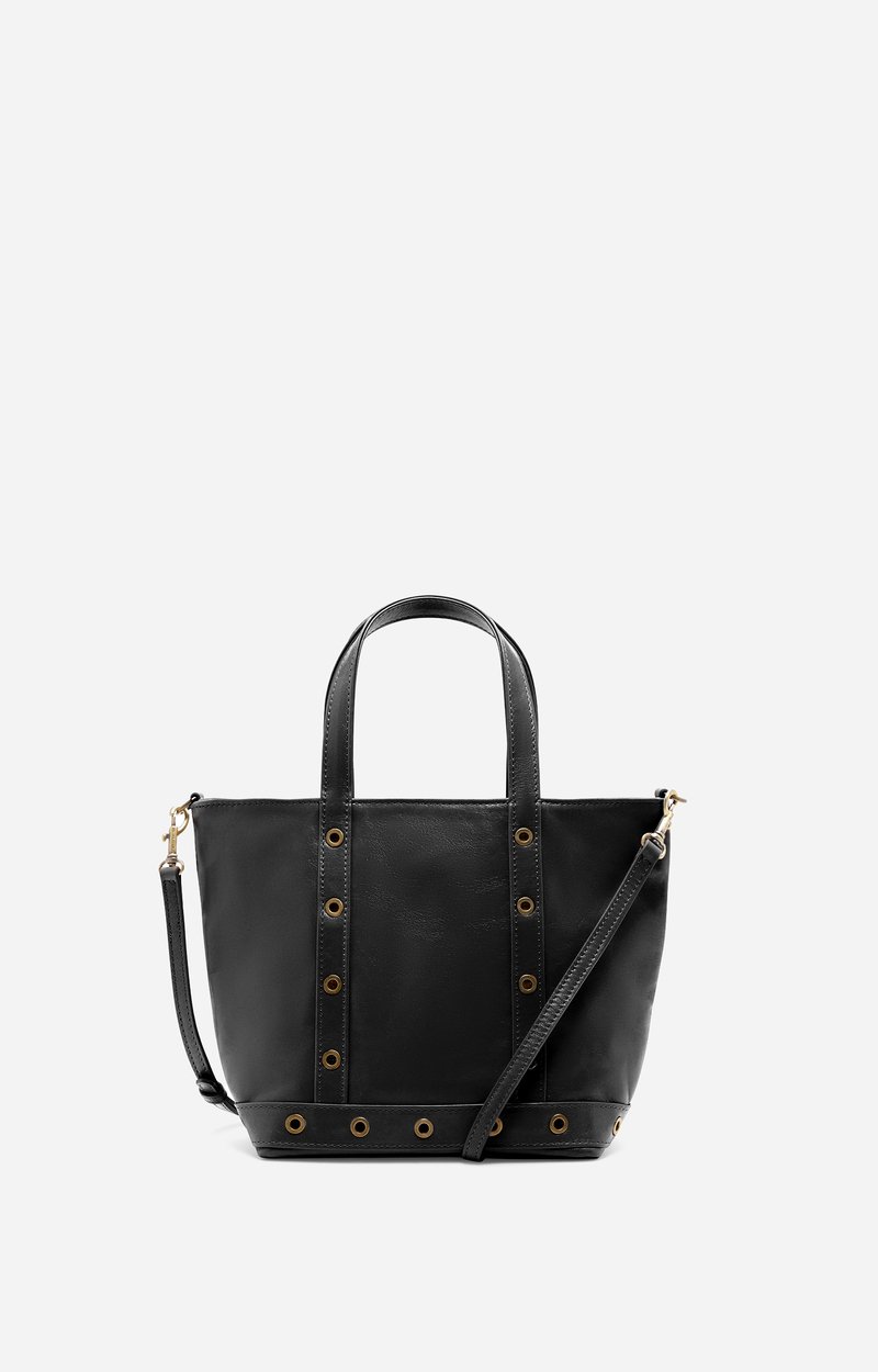 Leather S Cabas Tote Made in Italy Black Vanessa Bruno
