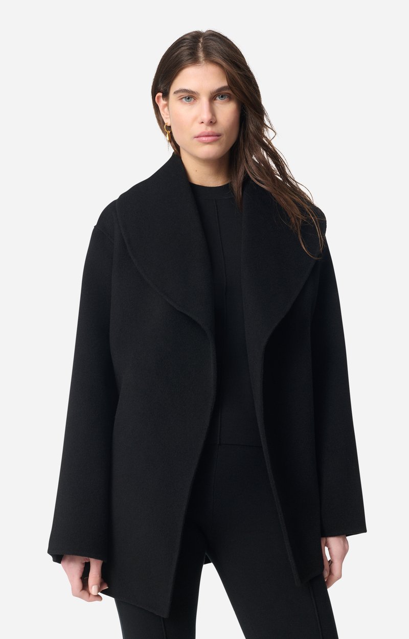 Gracie Coat Wool And Polyamide Black Vanessa Bruno