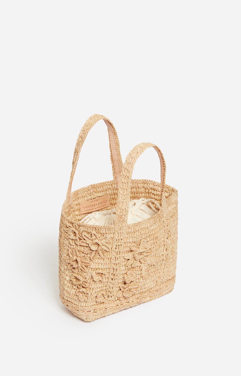 Raffia XS Cabas Tote Made in Madagascar Natural Vanessa Bruno