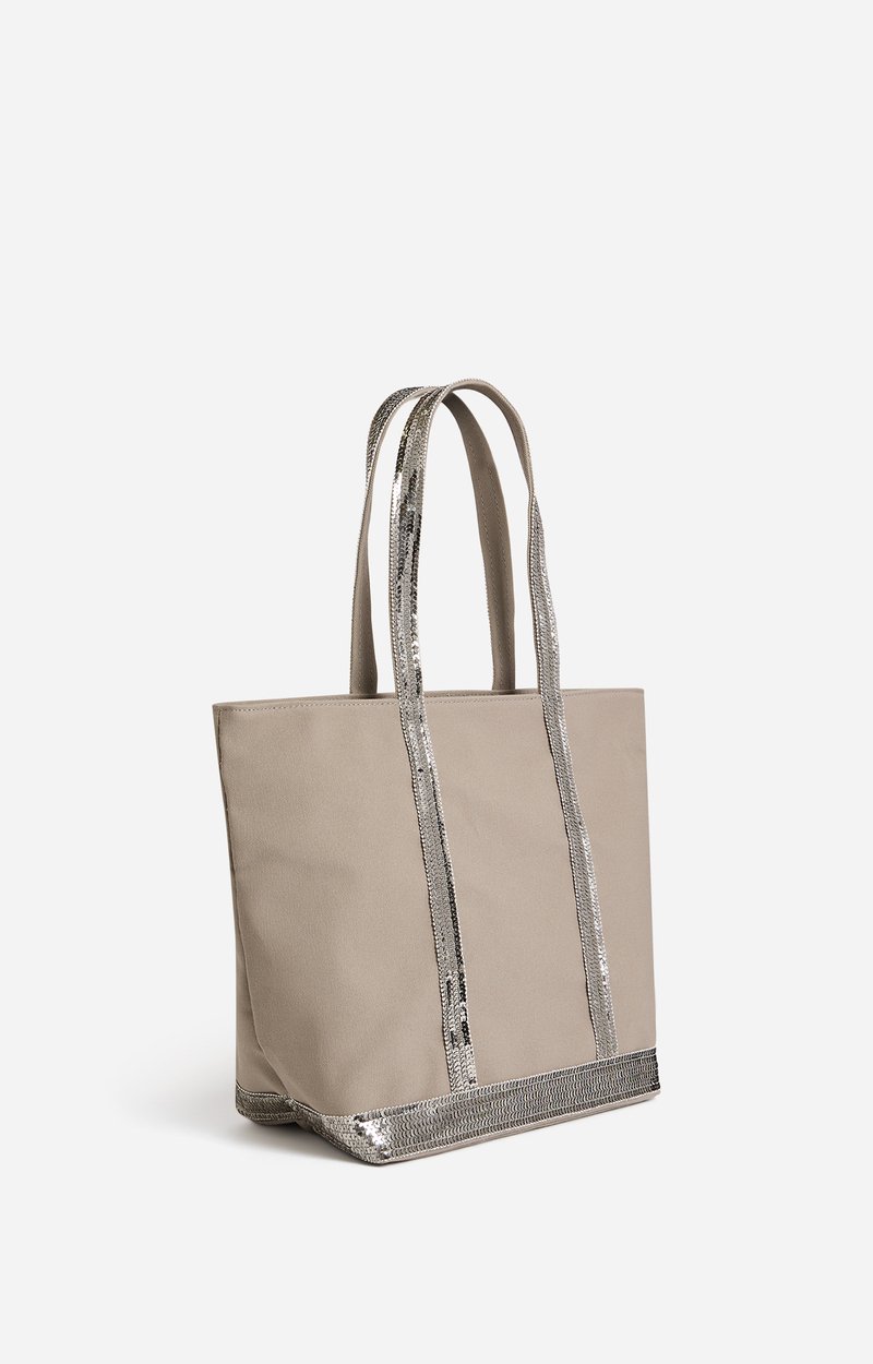 Canvas M Zipped Cabas Tote Made in France, Shoulder bag ZINC Vanessa Bruno