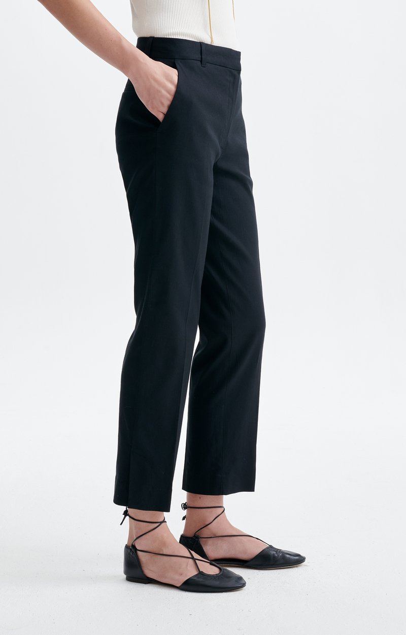 Gandiel Flared Pants Linen and cotton, high-waisted, flared cut Black Vanessa Bruno