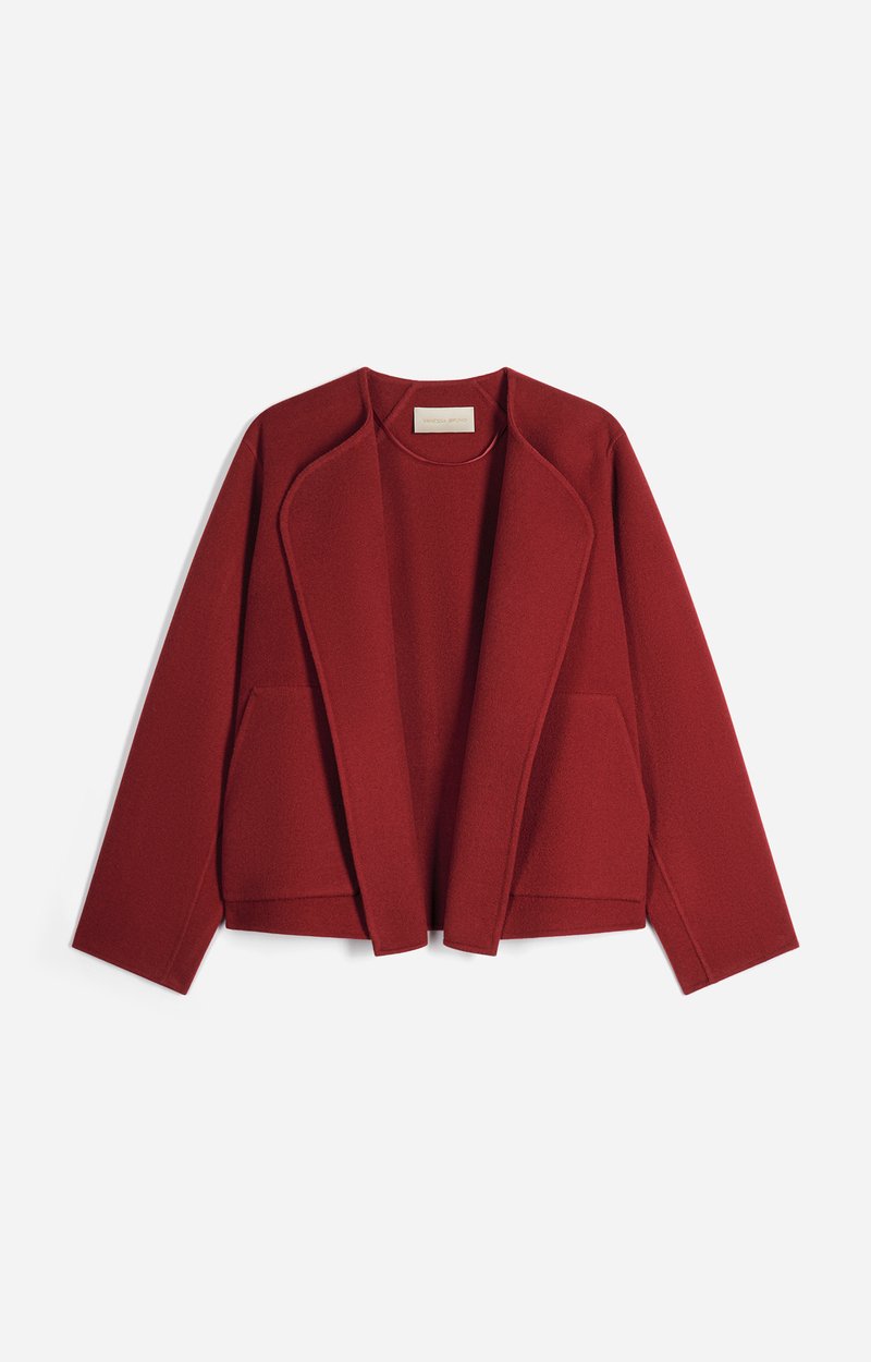Chann Jacket Jacket in double-face wool CHERRY Vanessa Bruno