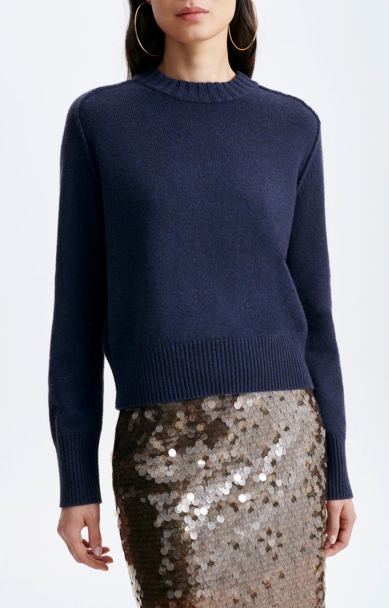 Fresia Sweater Fine yak and wool sweater Ash Blue Vanessa Bruno