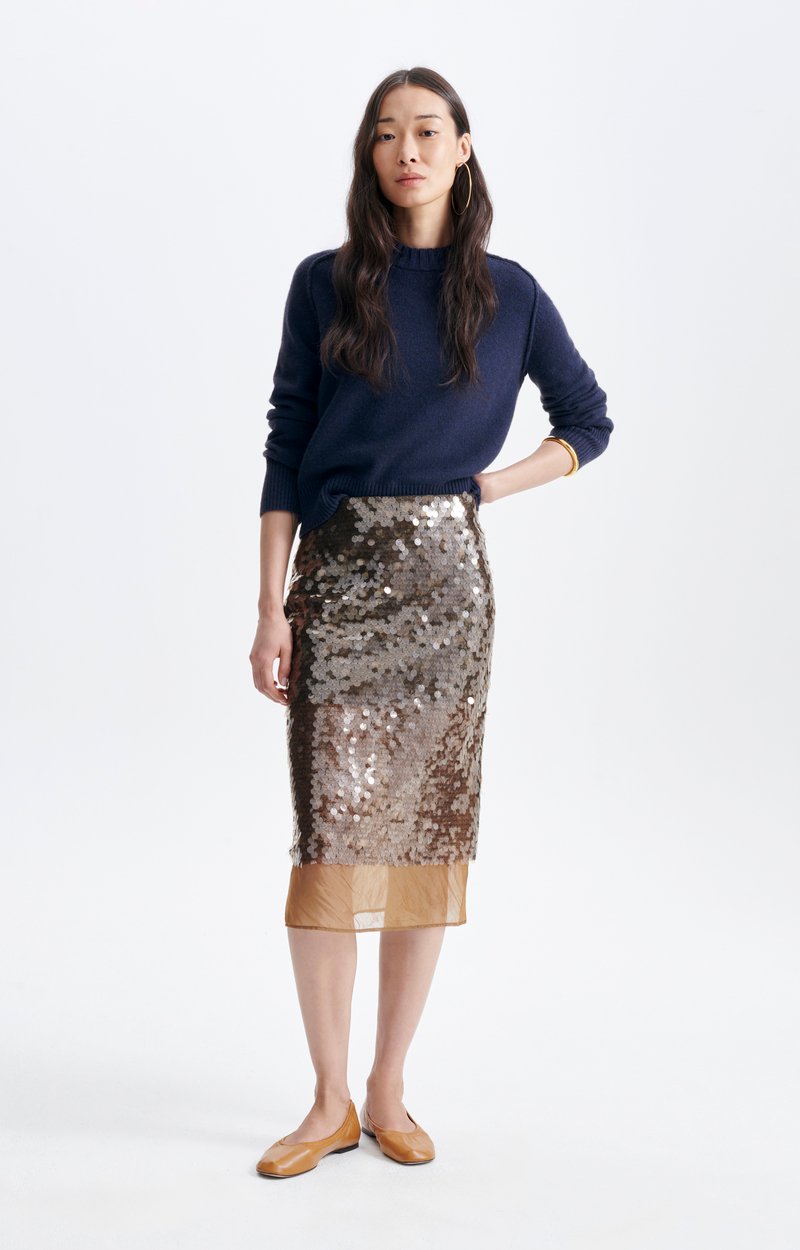 Fresia Sweater Fine yak and wool sweater Ash Blue Vanessa Bruno
