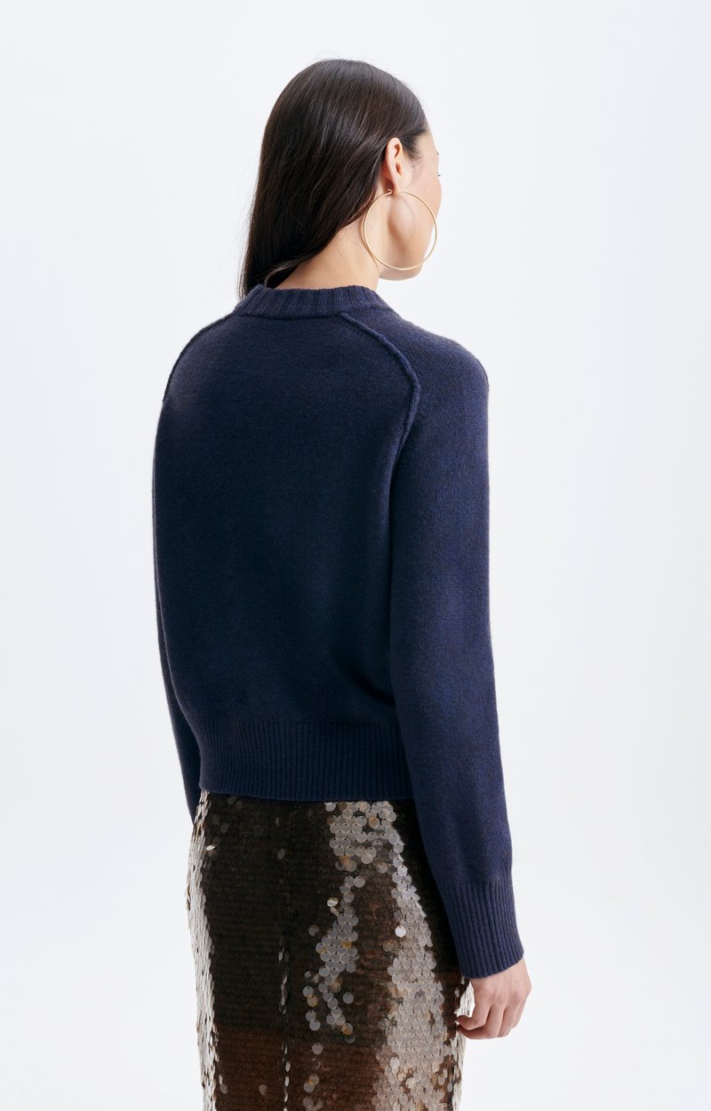 Fresia Sweater Fine yak and wool sweater Ash Blue Vanessa Bruno
