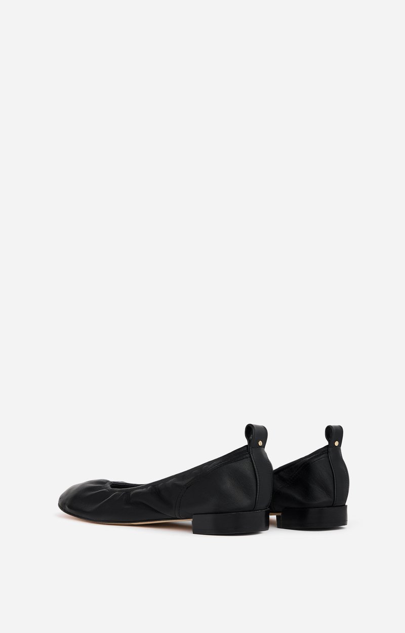 Chain Ballerina Flats Lambskin, gold chain Black Vanessa Bruno