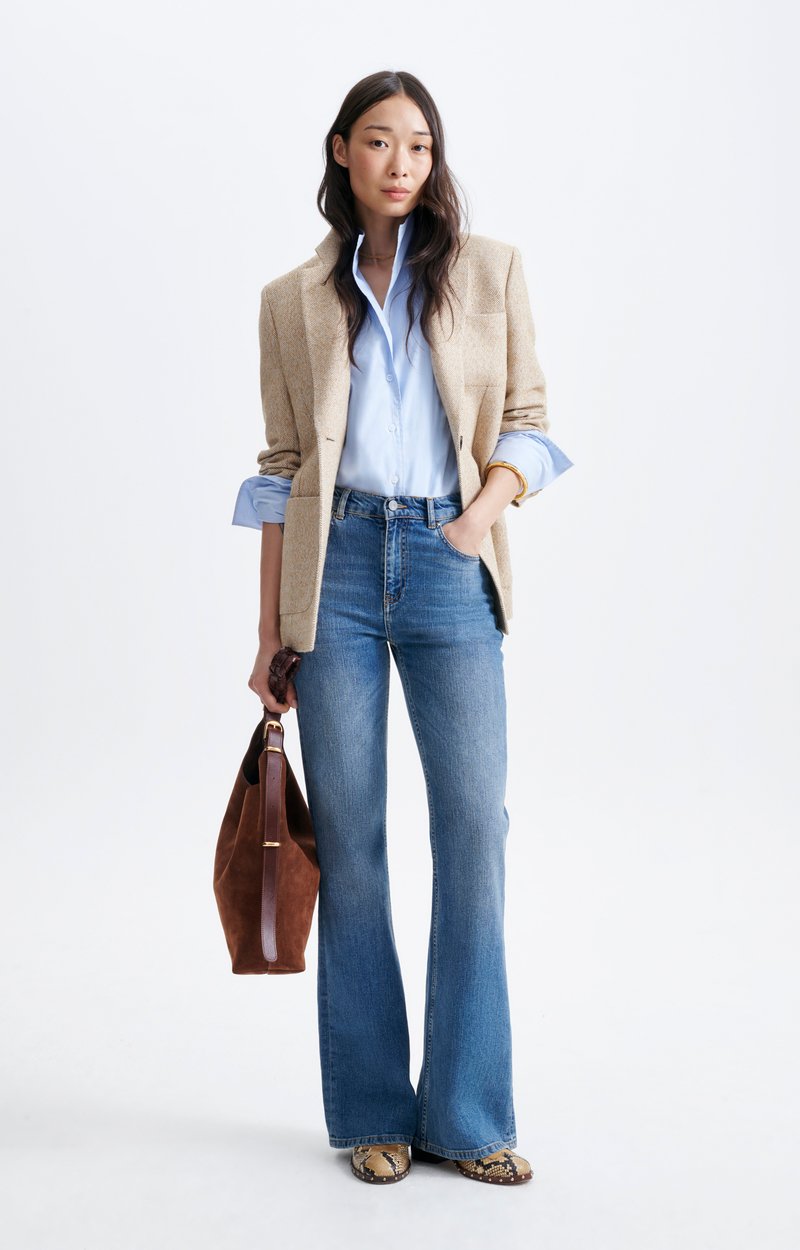 Caline Jacket Tweed jacket, oversized cut Ochre Vanessa Bruno