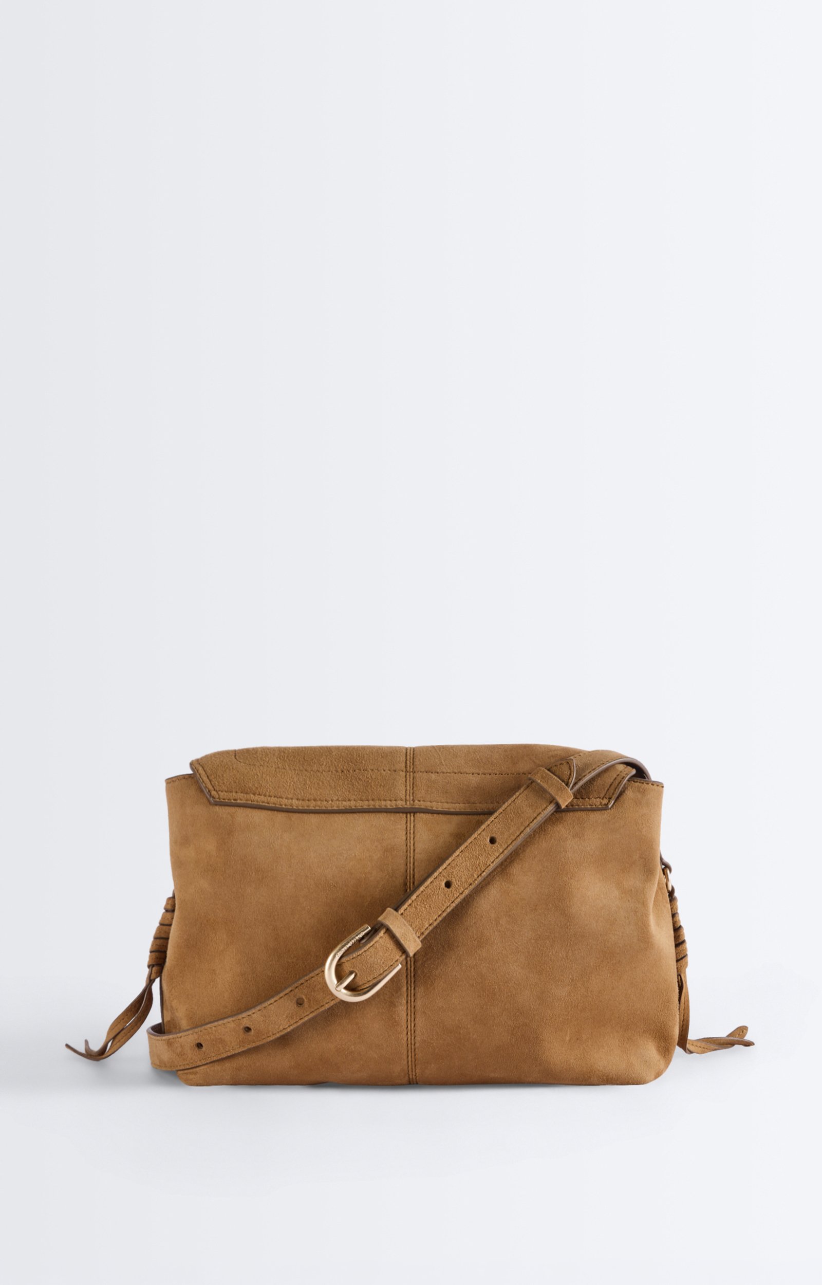 Large Leather Othilia Bag Goatskin crossbody bag, large size HAZELNUT Vanessa Bruno