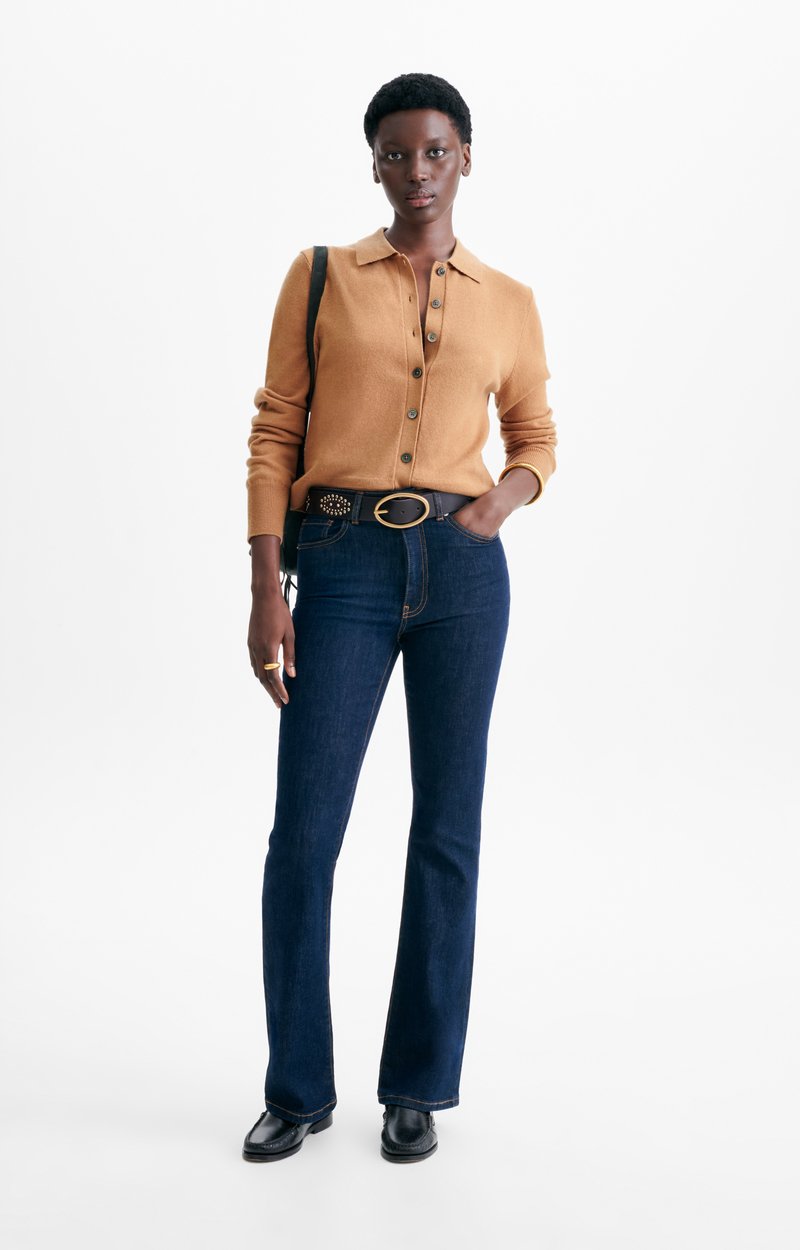 Hacene Cardigan Cropped merino cardigan BROWN Vanessa Bruno