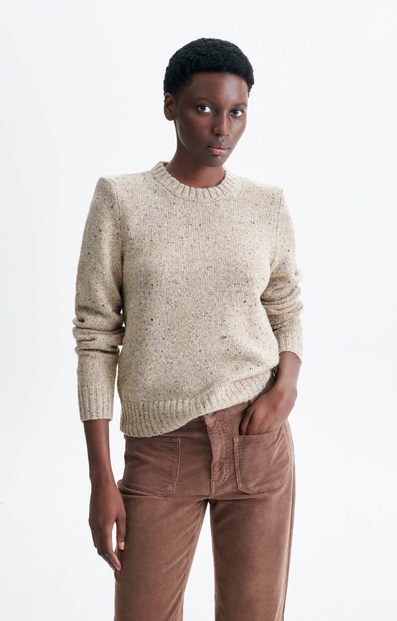 Hakob Sweater, Marled crew-neck jumper