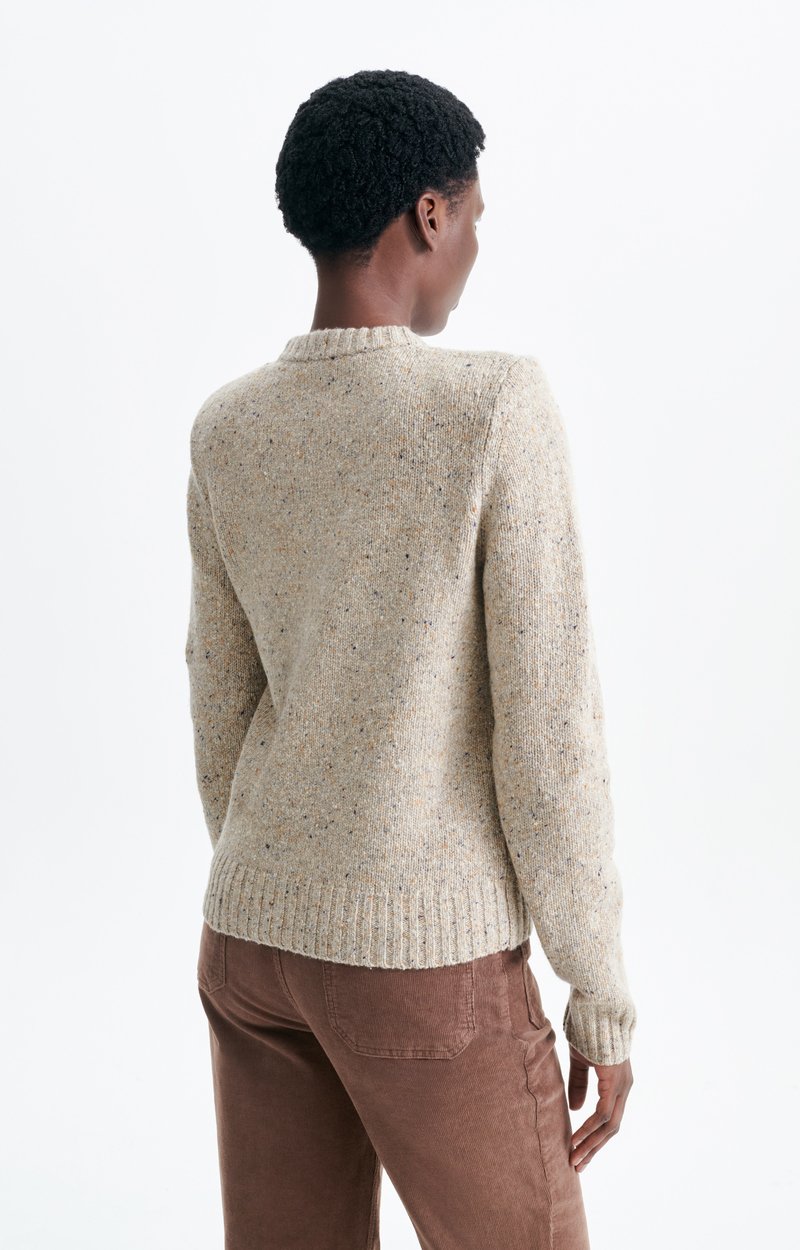Hakob Sweater Marled crew-neck jumper Beige Vanessa Bruno