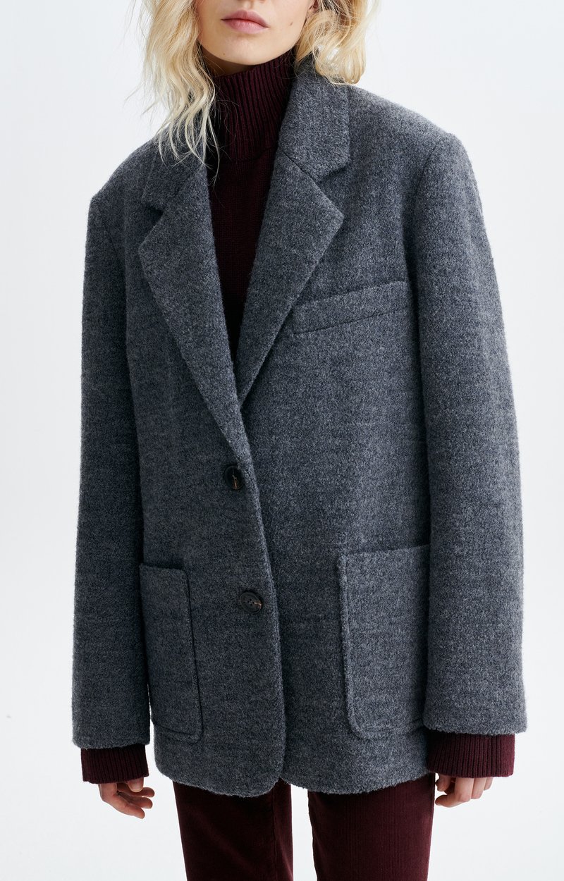 Heo Jacket Wool-blend tailored jacket ANTHRACITE Vanessa Bruno