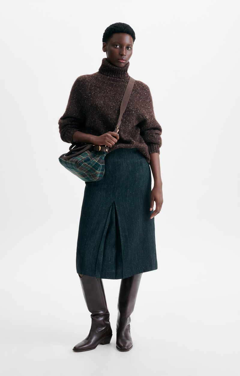 Hideki Sweater Brushed-knit roll-neck jumper CHOCOLATE Vanessa Bruno