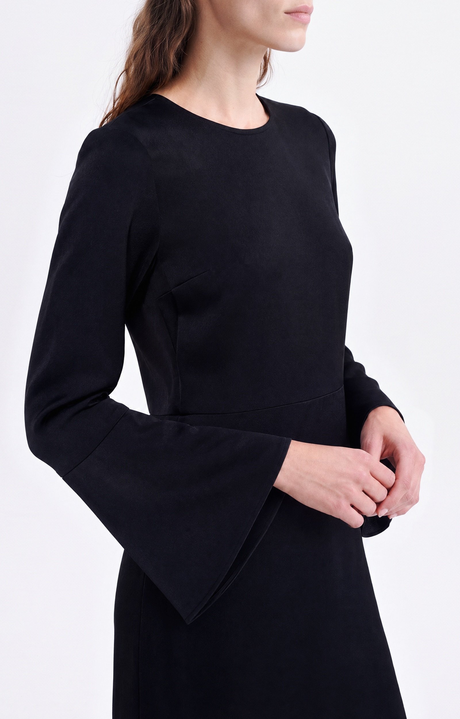 Fily Dress Midi dress in viscose, round neck Black Vanessa Bruno